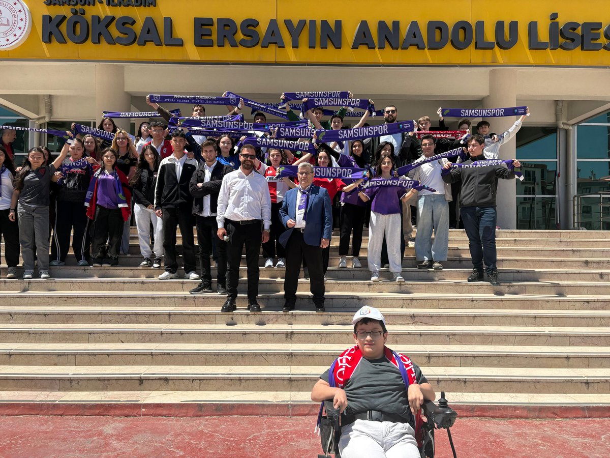 UniSam1965's tweet photo. Nesilden Nesile Samsunspor projemiz kapsamında Köksal Ersayın Anadolu Lisesi'ndeki gençlerle bir araya gelerek "Samsunspor ve Üni-Sam" konulu konferansımızı gerçekleştirdik.

Nazik ev sahiplikleri için Köksal Ersayın Anadolu Lisesi idareci, öğretmenleri ve öğrencilerine teşekkür ederiz.

BU ŞEHRİN ÇOCUKLARI SAMSUNSPORLUDUR🔴⚪⚫

@samsunmem 

#ÜniSam #LiseSam