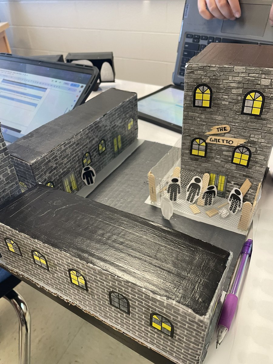 TeachingKlein's tweet photo. A few of this semester’s  WWII memorial projects. These projects are mini versions of what they envision could become a much larger exhibit or memorial. Great job by all!! https://t.co/Br2Ivgiutt