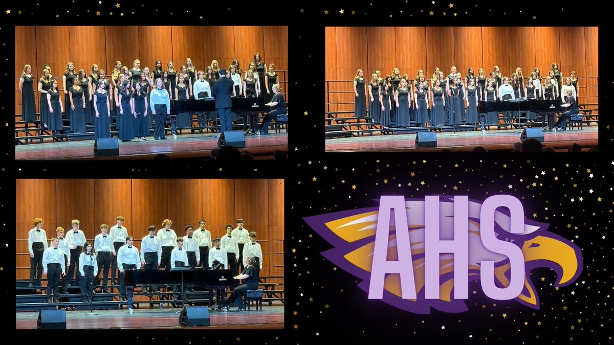 AvonLocalSch's tweet photo. AHS students enhanced the PAC stage as we heard from Tenor Bass Choir, Treble Choir and Chorale. Thank you Mr Moyseenko and Mrs Guthrie for your leadership, skill and talent.  Hard to believe these are high school students! @ben_hodge @kd_buller https://t.co/1b9gwYozqc