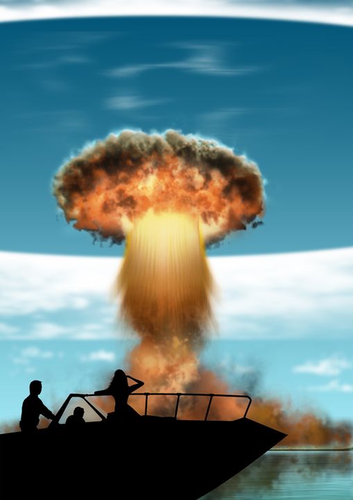 AirborneCow's tweet photo. Art of the Day: "Bad day". Buy at: https://t.co/m7pu8e8O8p https://t.co/GimFkkMv7d