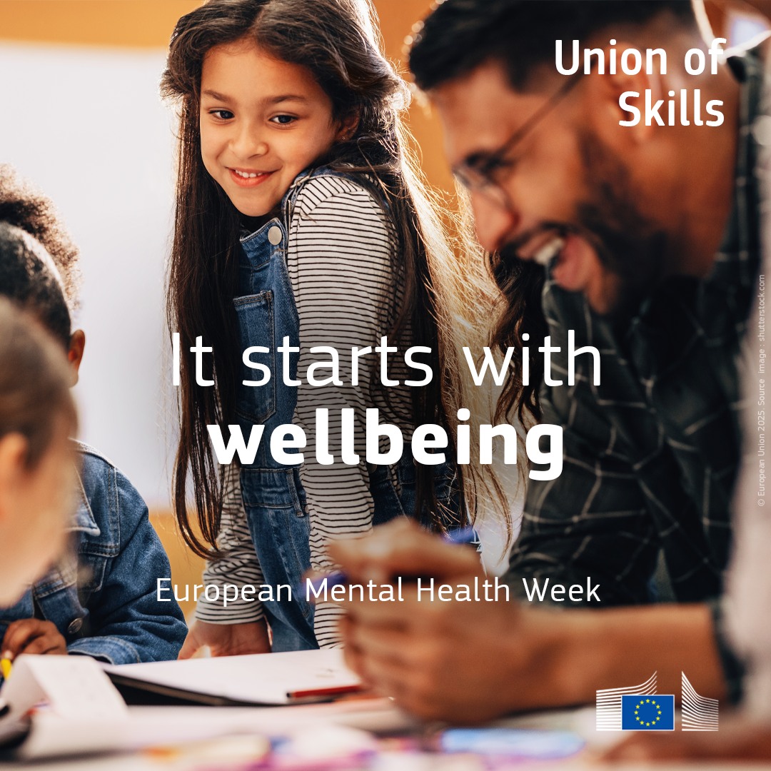 È la #SettimanaEuropeaDellaSaluteMentale 🧠💙
Lanciato lo strumento UE per benessere e inclusione a scuola!
👉 europa.eu/!64CM33

#europeanmentalhealthweek