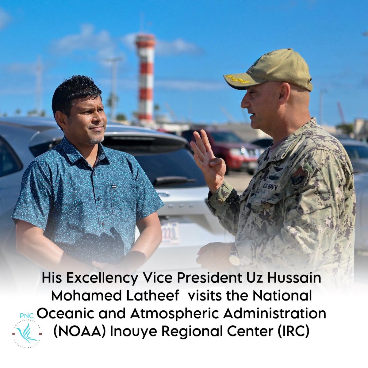 His Excellency Vice President Uz <a href="/HucenSembe/">Hussain Mohamed Latheef</a> visits the National Oceanic and Atmospheric Administration (NOAA) Inouye Regional Center (IRC).
