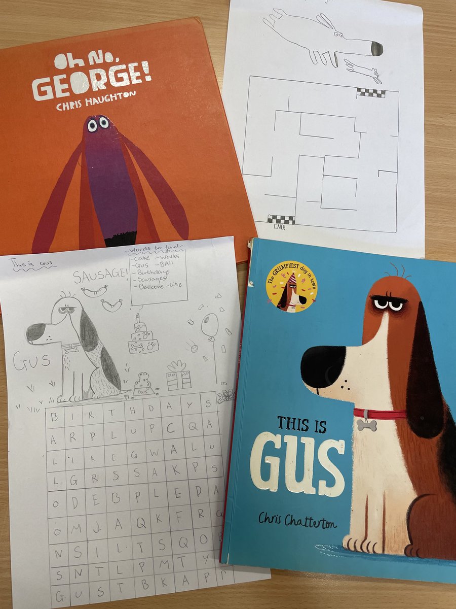 Y7 created some lovely activities for their visit to read with y1 today