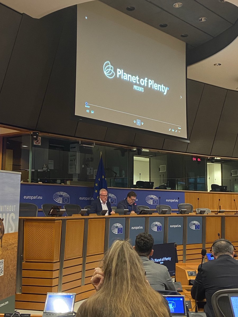 European Livestock Voice (@livestockvoice) on Twitter photo This evening we’re at the <a href="/Europarl_EN/">European Parliament</a> screening of #WorldWithoutCows.
Fantastic cinematography and (for some) eye-opening stories on the important contributions of cattle 🐄🦬 This evening we’re at the <a href="/Europarl_EN/">European Parliament</a> screening of #WorldWithoutCows.
Fantastic cinematography and (for some) eye-opening stories on the important contributions of cattle 🐄🦬