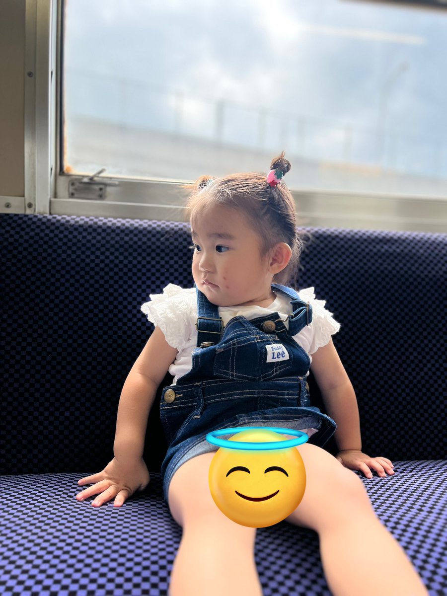 kwsk68's tweet photo. ニカと初電車乗って来た😆 https://t.co/TK597dUTw3