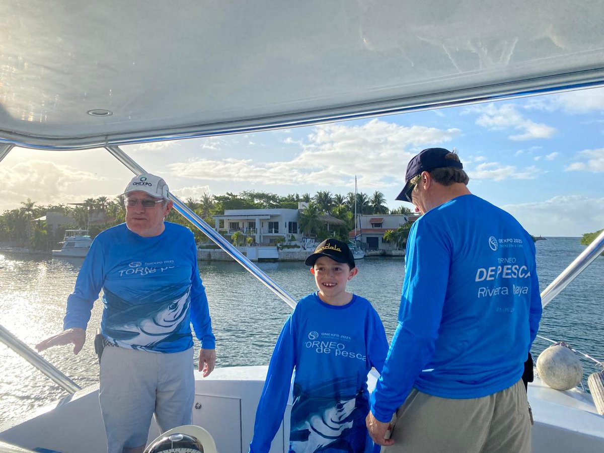 OnexpoNacional's tweet photo. Así se vivió la emoción en el Torneo de Pesca de #OCE2025.​

Un día lleno de adrenalina, naturaleza y grandes capturas. Gracias a todos los que fueron parte de esta increíble jornada. https://t.co/jRnKN9wjon