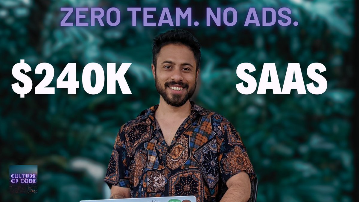 Culture of Code - The Podcast For Indie Hackers tweet media