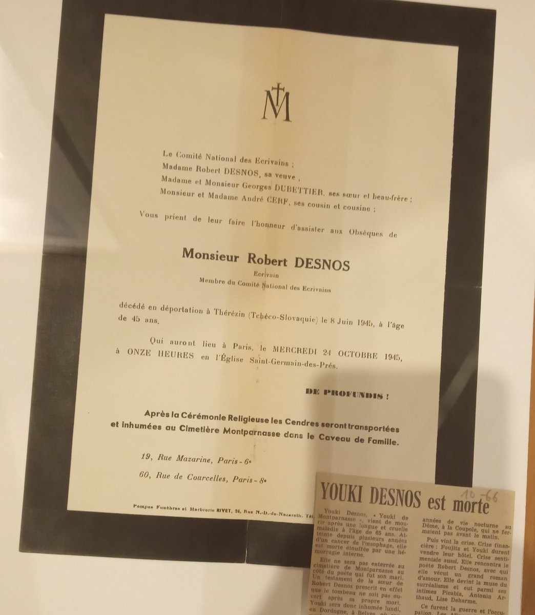 Belle soirée hier à l'hôtel littéraire le Swan pour parler des immenses Desnos et Drieu (avec notamment Benoît Forgeot, libraire, Stéphane Guégan, historien, Aurélie Julia, directrice de la @RevueDes2Mondes)...

L'un a fait le choix de la résistance, l'autre de la collaboration.