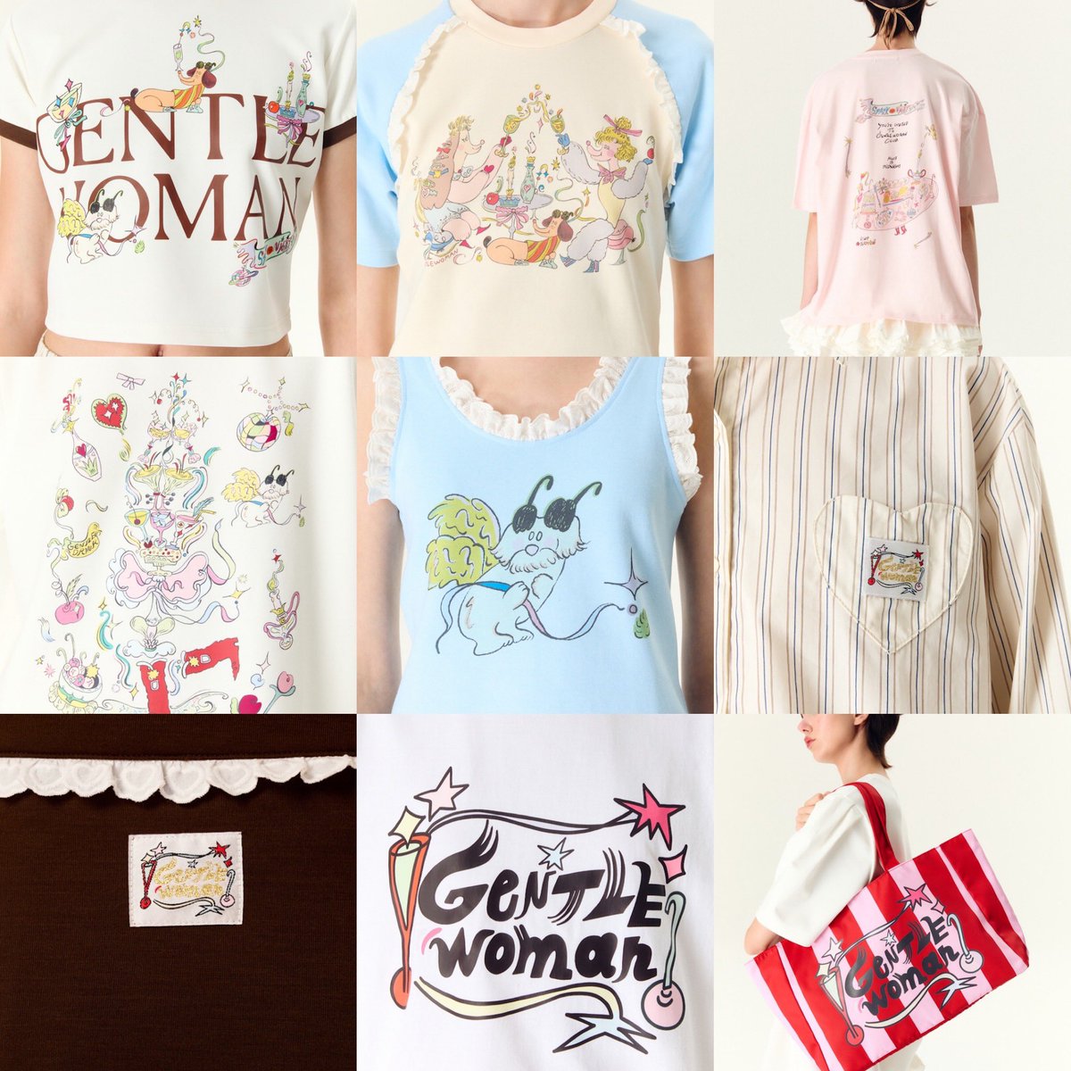 งาน on มาสักพักแล้ว ⭐️🥄
ไปคอลแลปวาดลายเสื้อให้กับทางแบรนด์ GENTLEWOMAN มาฮะ 
ชื่อคอล ⭐️Starlit Moments🥂✨ 
มีออกแบบ 4 ลาย 

ทางแบรนด์ทำเสื้อผ้าเอาลายไปวาง ออกมาน่ารั้กกกมากก 🩵 ใครผ่านไปหน้าร้าน ไปลองใส่ ไปกดคอลนี้กันได้ฮะ🫶🏻✨ตั้งใจวาดฝุดๆ🤟🏻⭐️✨🥂 ฝากคอลเลคชั่นนี้กันด้วย