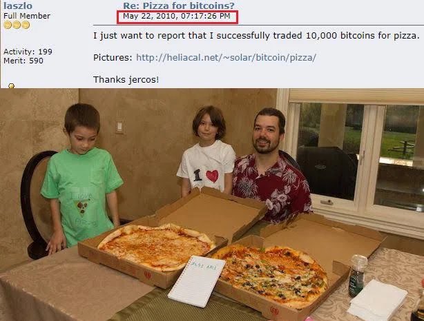 Happy Bitcoin Pizza day to those who celebrate 🍕