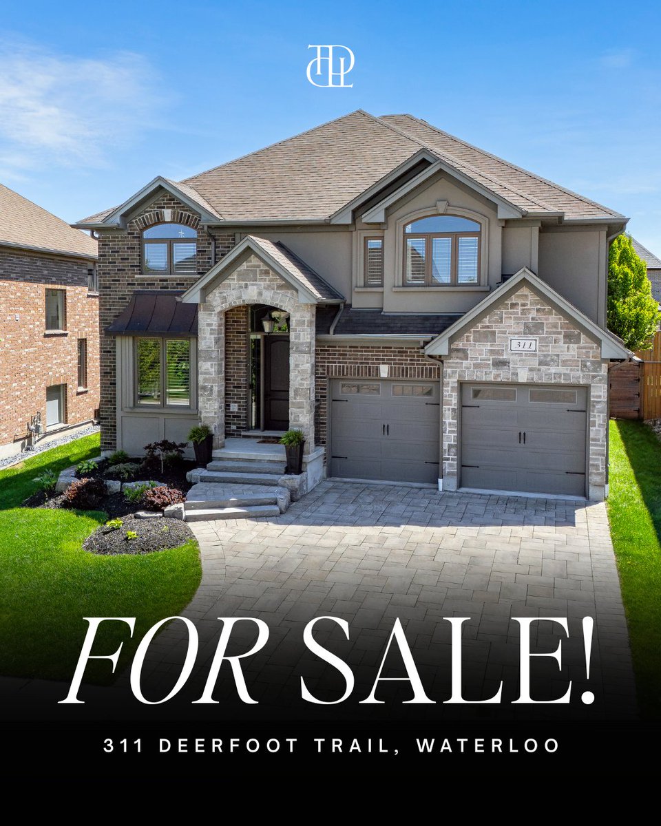 EliteKWRealtor's tweet photo. For Sale! 311 Deerfoot Trail, Waterloo | $1,749,000

Custom-built 5-bed, 4-bath home with 4700+ SF of living space. Designer kitchen, 2-storey great room, home office, luxe primary suite &amp; finished basement. Located in a prestigious neighbourhood.

Contact us today for more info! https://t.co/gJKKZuKaoU