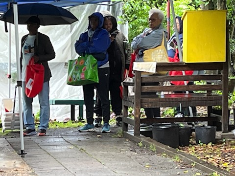 In addition to Senior Fest, OTA is also tabling today at Lederer Farms doing outreach to tenants.