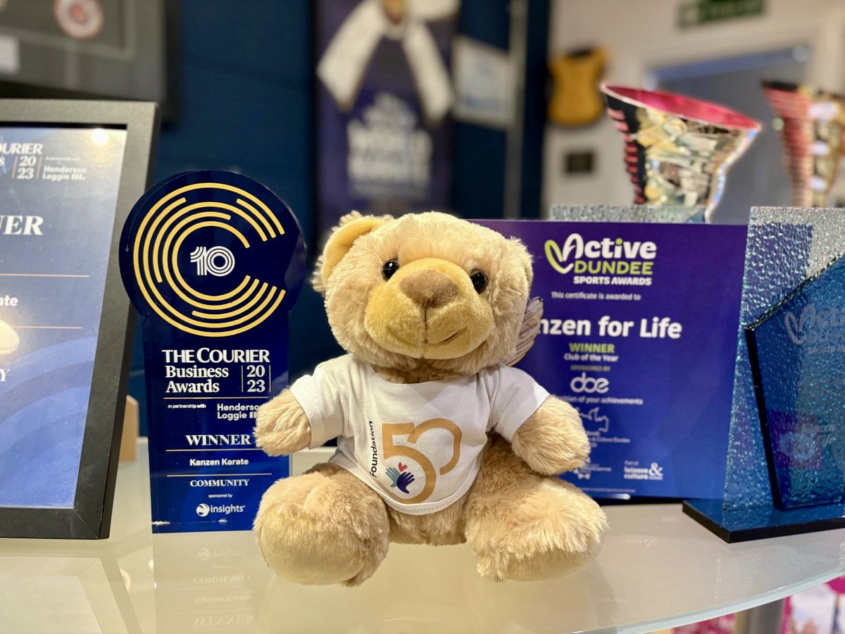 🙏 We are grateful to the support of NHS Tayside Charitable Foundation as we continue our work and make impact in the communities we serve.

📸 Our foundation mascot is with us on the journey - thank you <a href="/ShelleyMac1982/">Shelley</a> 

#kanzenforlife #teamkanzen #community #socialchange