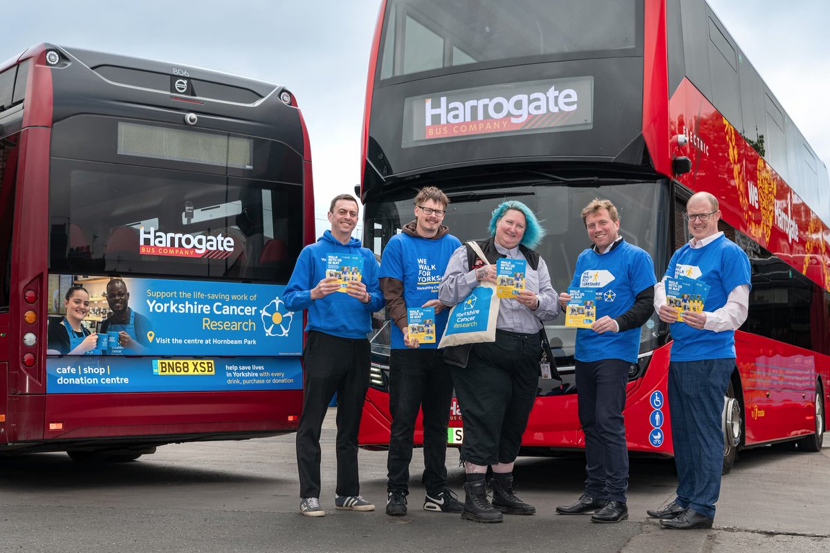 The Harrogate Bus Company (@harrogatebus) on Twitter photo 🚶 This weekend, we’re walking for Yorkshire! Our team is trekking from Harrogate to Knaresborough along the #the1 bus route to support <a href="/yorkshirecancer/">Yorkshire Cancer Research</a>. 💙 Help us raise awareness and funds for life-saving research—donate here 👉 join.yorkshirecancerresearch.org.uk/fundraisers/Tr… 🚶 This weekend, we’re walking for Yorkshire! Our team is trekking from Harrogate to Knaresborough along the #the1 bus route to support <a href="/yorkshirecancer/">Yorkshire Cancer Research</a>. 💙 Help us raise awareness and funds for life-saving research—donate here 👉 join.yorkshirecancerresearch.org.uk/fundraisers/Tr…