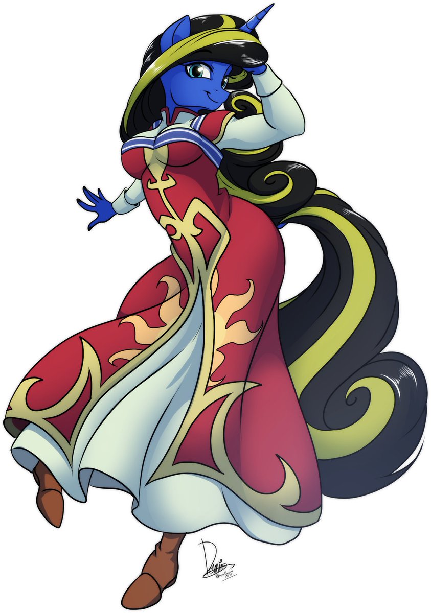 The dress worn by my OC, Destiny Light, is a slightly modified version of the one worn by Sei Takanashi, the main character of the anime “The Saint's Magic Power Is Overpowered.”

Drawing made by: <a href="/Dormin_DIM/">Dormin - art orders are open!</a>