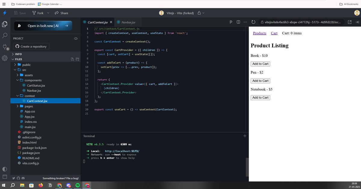 ajcoder25's tweet image. Day 111/365
Built a mini project using useContext, made progress on my Next js project, and spent some time learning the basics of SQL vs NoSQL databases.
#100DaysOfCode #365DaysOfCode #buildinpublic #MERNstack