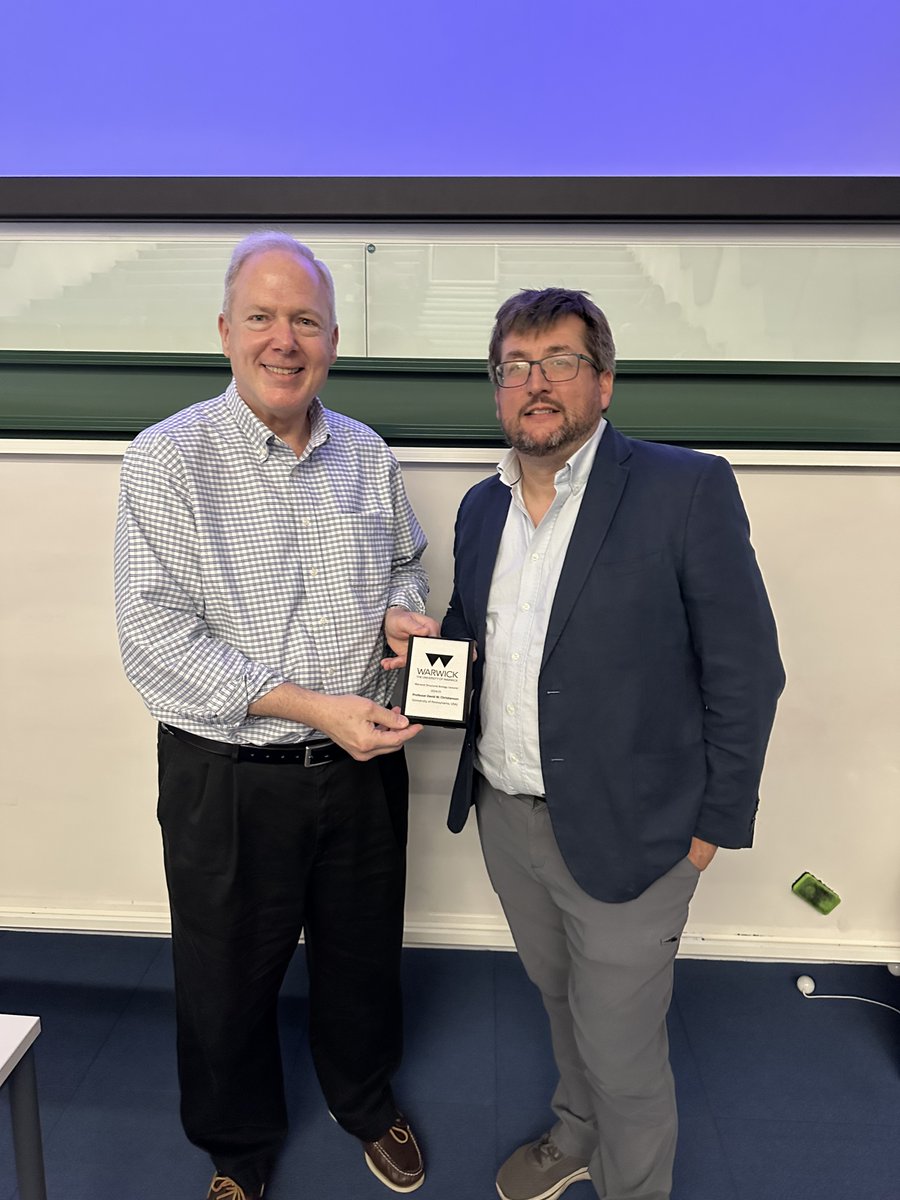 ChristiansonLaboratory (@christiansonlab) on Twitter photo I was honored to give the 2024/25 Structural Biology Lecture at the University of Warwick <a href="/uniofwarwick/">University of Warwick</a> <a href="/warwickchem/">Warwick Chemistry</a> today. Many thanks to Prof. Greg Challis and colleagues for their warm welcome at both of my lectures! I was honored to give the 2024/25 Structural Biology Lecture at the University of Warwick <a href="/uniofwarwick/">University of Warwick</a> <a href="/warwickchem/">Warwick Chemistry</a> today. Many thanks to Prof. Greg Challis and colleagues for their warm welcome at both of my lectures!
