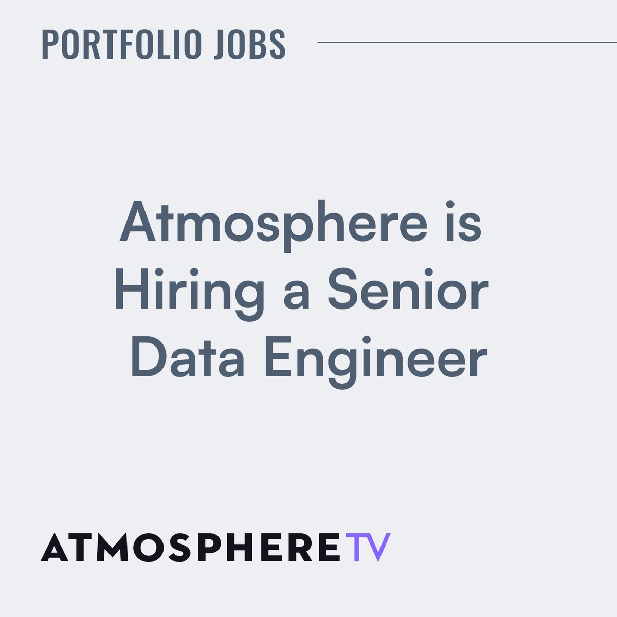 S3ventures's tweet image. 🎥 @atmosphere_tv is looking for a top-notch #SeniorDataEngineer here in #Austin, TX! As part of @atmosphere_tv, you&apos;ll help build and optimize the data systems behind a platform that reaches millions of viewers daily—across tens of thousands of venues nationwide. 🔗 If you&apos;re…