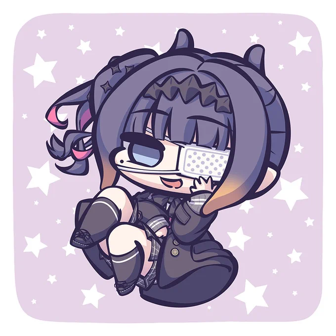 Chuuni Ina #inART #いなート #BdayINA2025 #AriseTakodachi