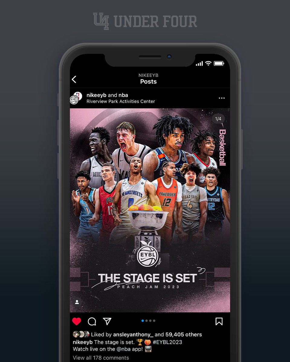 baunderfour's tweet photo. We helped grow Nike EYBL's IG by 250,000+ followers over the last two seasons.

Here’s what we learned.

🟠 Post fast
🟠 Tell a real story
🟠 Keep it clean and consistent

Want to elevate your team or brand?
DM “EYBL” for a free audit—3 fast ways to upgrade your brand. https://t.co/sbh3y0BZTA