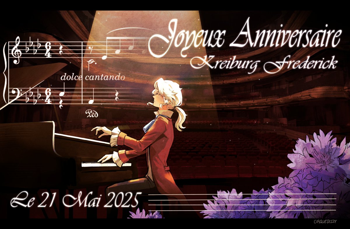 cirquedizzy's tweet image. Happy Birthday Frederick Kreiburg! 💜

#IdentityV #frederickkreiburg