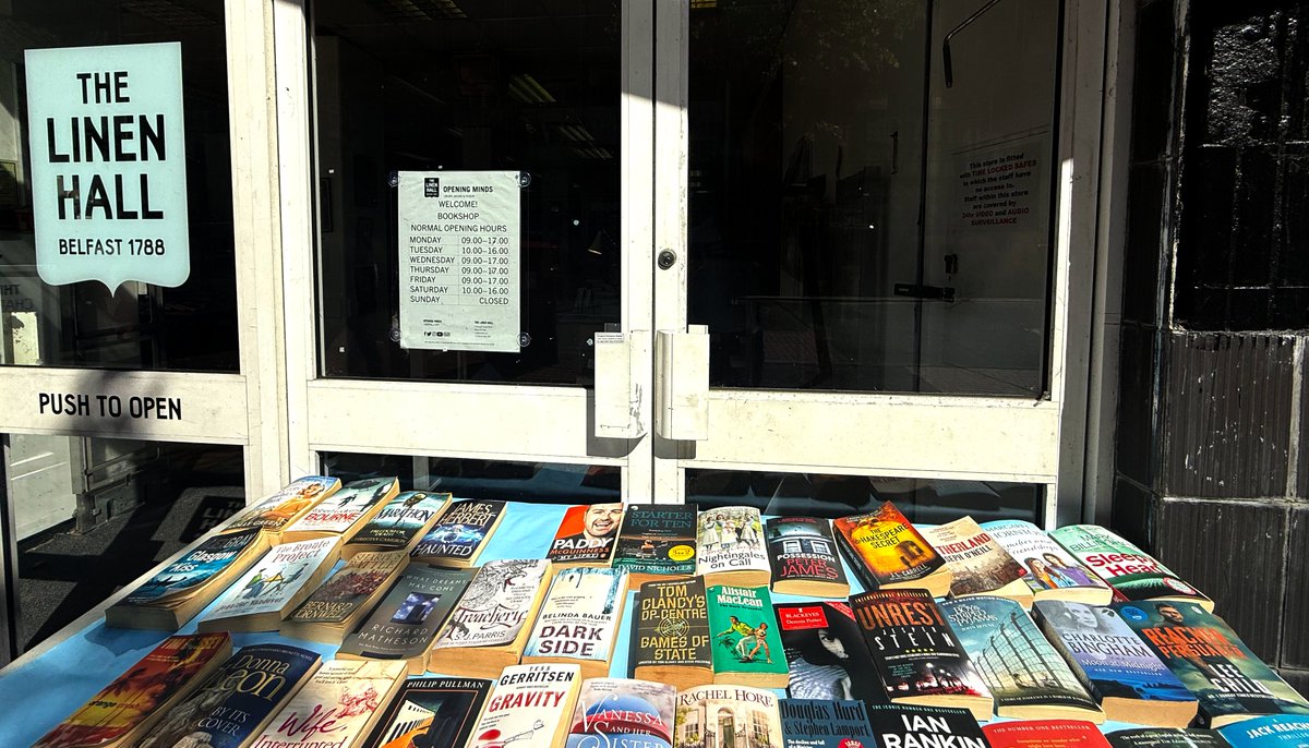 From Classics to Comics
Discover the Unexpected at The Linen Hall Charity Bookshop 📚 

Whether you’re after a gripping novel or a vintage gem — we have you covered.

✨ All sales support the work of The Linen Hall
🛍️ Open Mon–Sat | Affordable prices | Constantly updated stock
📖