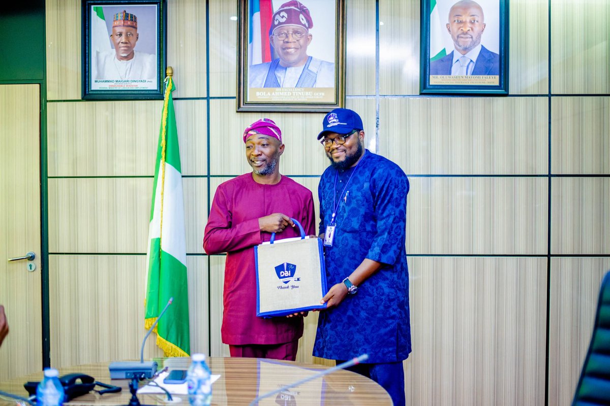 DBI_Education's tweet photo. Photo Speaks: DBI CEO Pays Courtesy Visit to Nigeria Social Insurance Trust Fund (NSITF) to Explore Collaboration and Partnership Opportunities https://t.co/Ed2wwi5pz5
