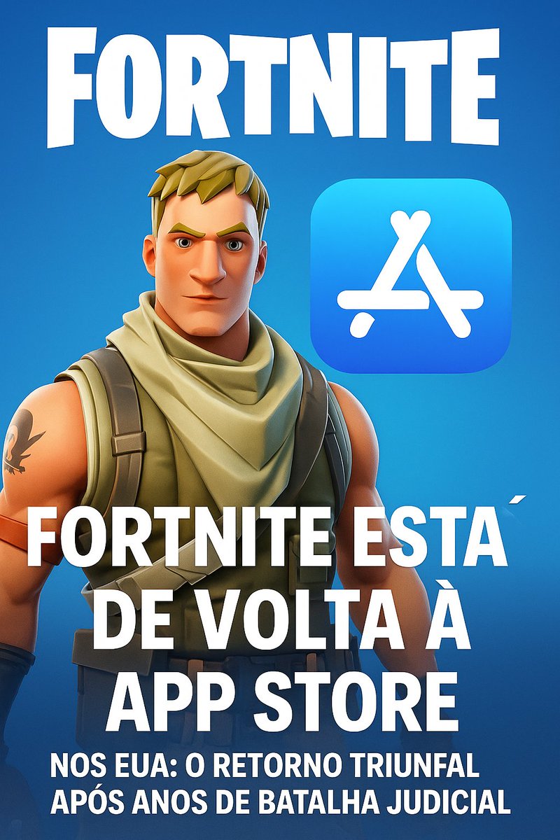 CSOUZA0908's tweet photo. Fortnite Está de Volta à App Store dos EUA: O Retorno Triunfal Após Anos de Batalha Judicial
Leia Mais: https://t.co/oxkYqmdEJU
#Tecnologia
#Apple
#PolíticasDeApps
#JustiçaDigital
#Fortnite
#AppStore
#Desenvolvedores
#BattleRoyale
#JogosMobile
#EpicGames https://t.co/7tuGItm2uX