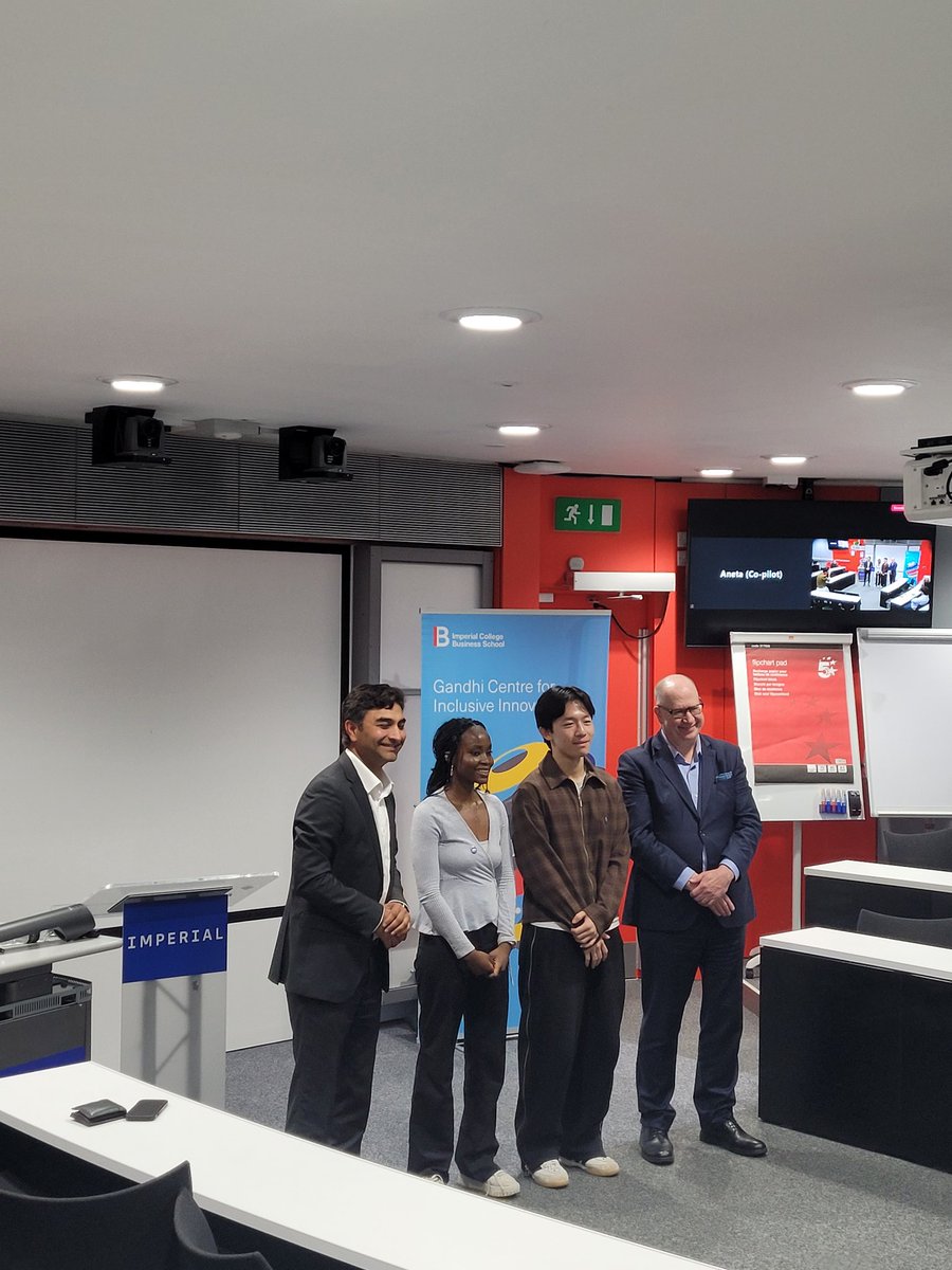 And finally... 
Our #ideas2impact2025 winners!

1st prize: Muju
2nd prize: LIR LABS
3rd prize: AirHarvest

Congratulations! It was a very tough decision as all of our  teams were *incredible*. We can't wait to see how your ideas develop! Thank you so much to everyone involved! 🙏🏻