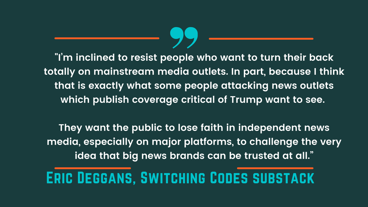 As CBS News' top exec resigns - amid pressure on the parent company from the Trump administration - fans of the storied news broadcast 60 Minutes now wonder if they should boycott the show or the network. Here's a few thoughts about that on my Substack: loom.ly/q4nsH6o