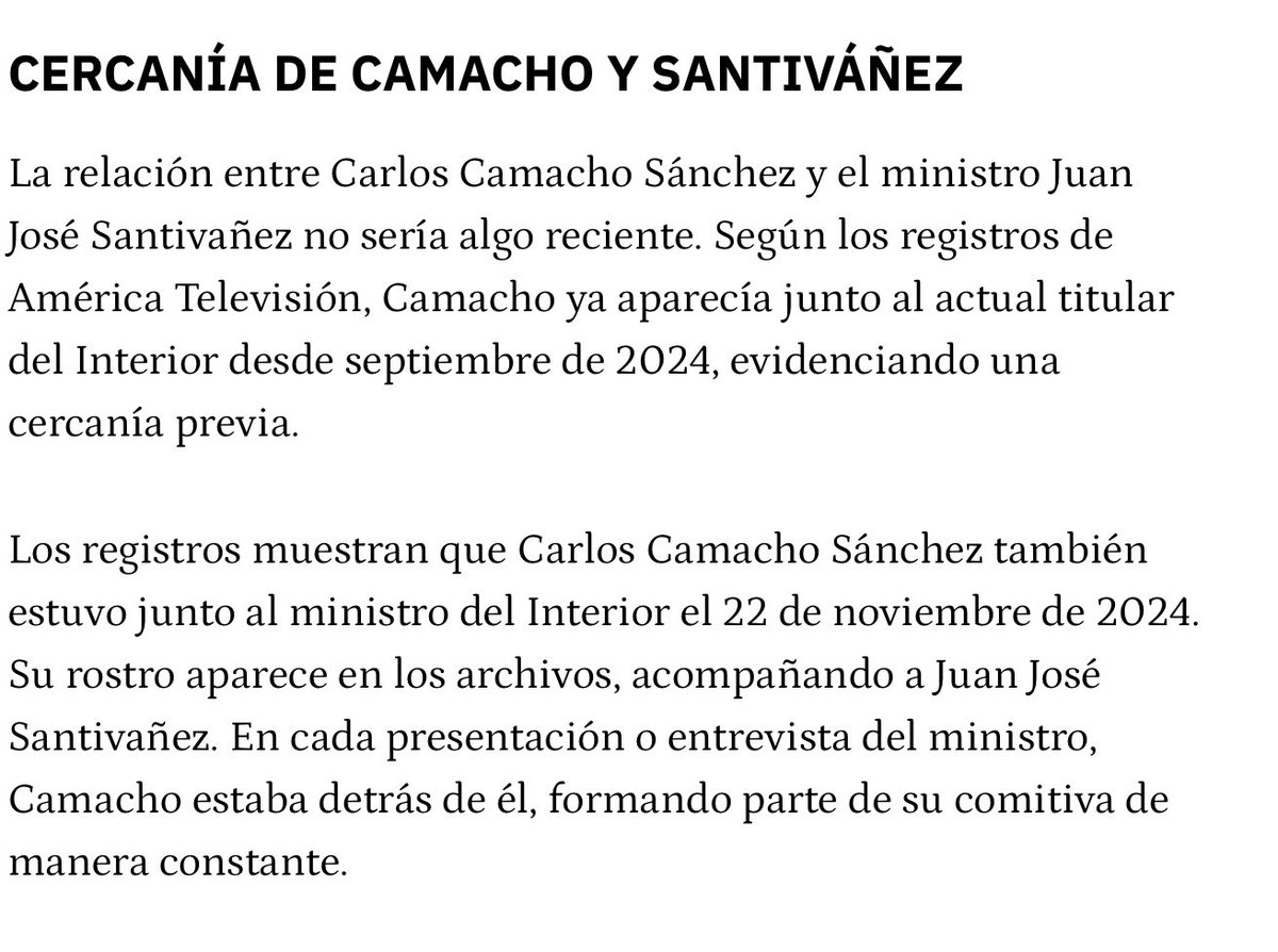 Todo se sabe, todo se filtra. CARLOS “MALETITA” CAMACHO es el nexo entre el Ministerio del Interior y Jeanto Ferrari. Es el chacal q ejecuta las órdenes para favorecer a universitario de deportes. Acá sus perlitas.
<a href="/ComandoSvr1986/">COMANDO SVR</a>