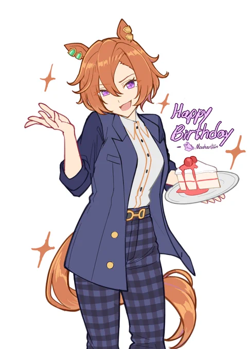Happy Birthday!! I hope was not too late on delivering this hastily drawn art!