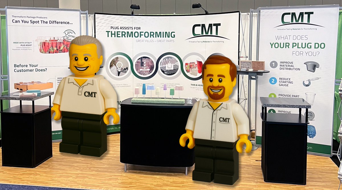 globe_composite's tweet image. The CMT Materials team really knows plastic! 

We're at the SPE Thermoforming Division conference this week. Visit us at booth #404 and let’s discuss how HYTAC® plug-assist materials can reduce your #thermoforming costs. You can always contact us at: bit.ly/4mIAr5l