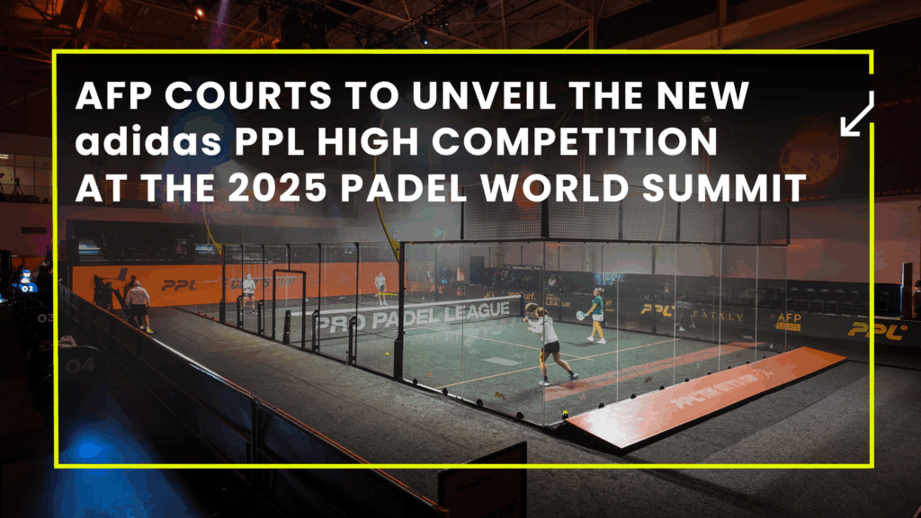 AFP Courts is launching the new #adidasPPLHighCompetition at the 2025 Padel World Summit. Discover what makes this court a game changer 👉 zurl.co/k7YDt 

#AFPcourts #adidasPadel #adidaspadelcourts #PPL #ProPadelLeague #PadelWorldSummit2025 #TheSummit  #PWS25