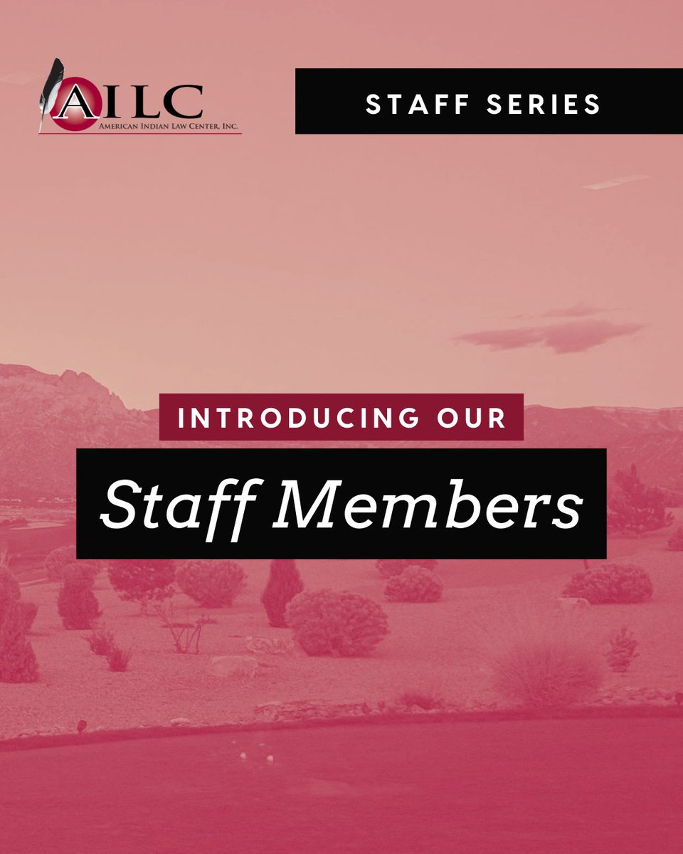 Meet the American Indian Law Center's staff!

#PLSI2025