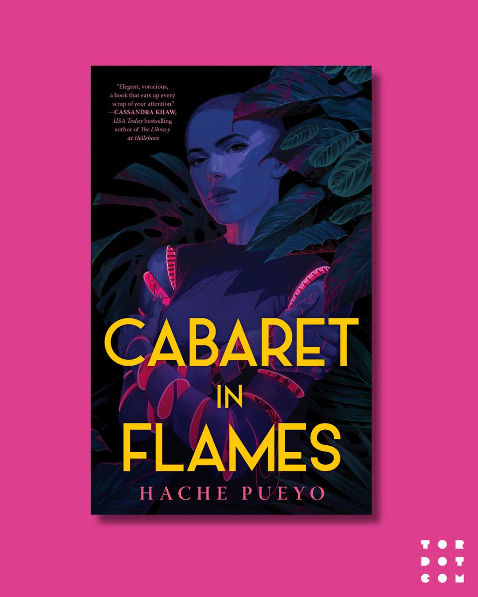 Behold the cover of Cabaret in Flames by <a href="/hachepueyo/">Hache Pueyo 🕷️🗝️</a>! Coming 3.10.26!

Interview with the Vampire meets Certain Dark Things in an alternate-Brazil where brutal flesh-hungering Guls stalk the night streets &amp; manipulate the government from their glittering cabaret.
