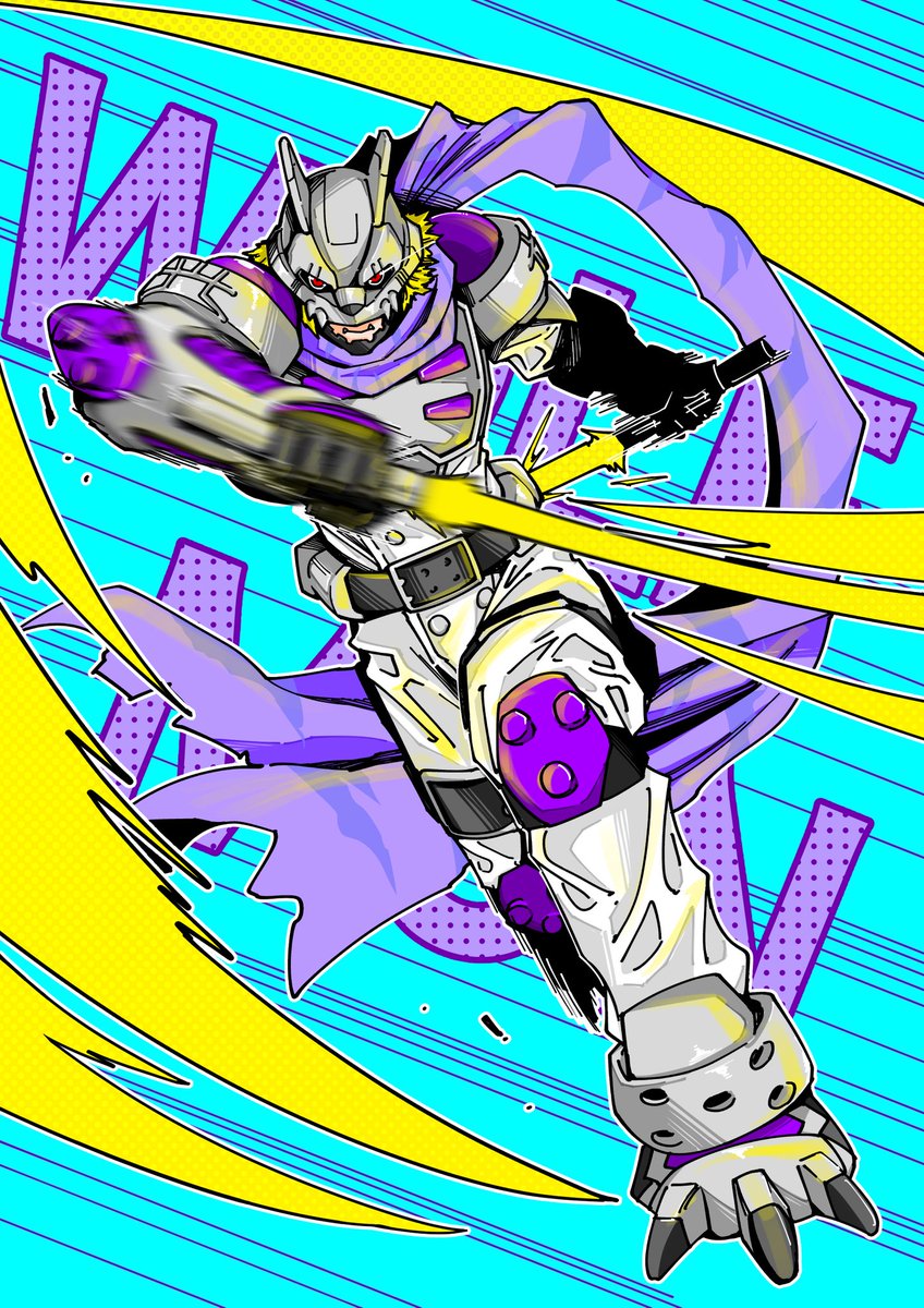 ヴォルフモン⚔️ #デジモン #Digimon #デジモンフロンティア