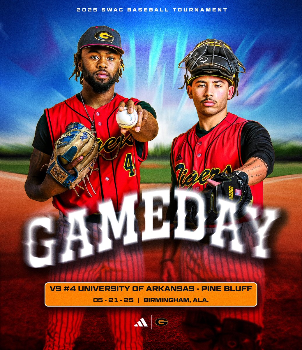 𝐈𝐭’𝐬 𝐓𝐨𝐮𝐫𝐧𝐚𝐦𝐞𝐧𝐭 𝐓𝐢𝐦𝐞!

🆚: #4 Arkansas - Pine Bluff
⌚️: 6 p.m. 
📍: Rickwood Field | Birmingham, Ala. 
📺: bit.ly/3QUcTfn
📊: tsusports.com/sidearmstats/b…

#GramFam | #ThisIsTheG🐯