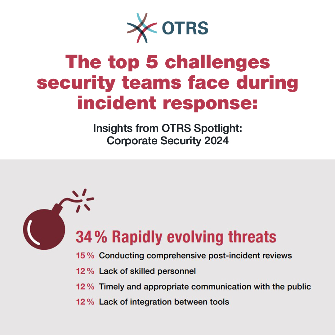 One incident can disrupt your entire business. 

Learn how a strong #IncidentResponse strategy can minimize risks, ensure compliance, and protect your operations.

📖 Read more: otrs.com/blog/security-…
#ITSecurity #ITSM