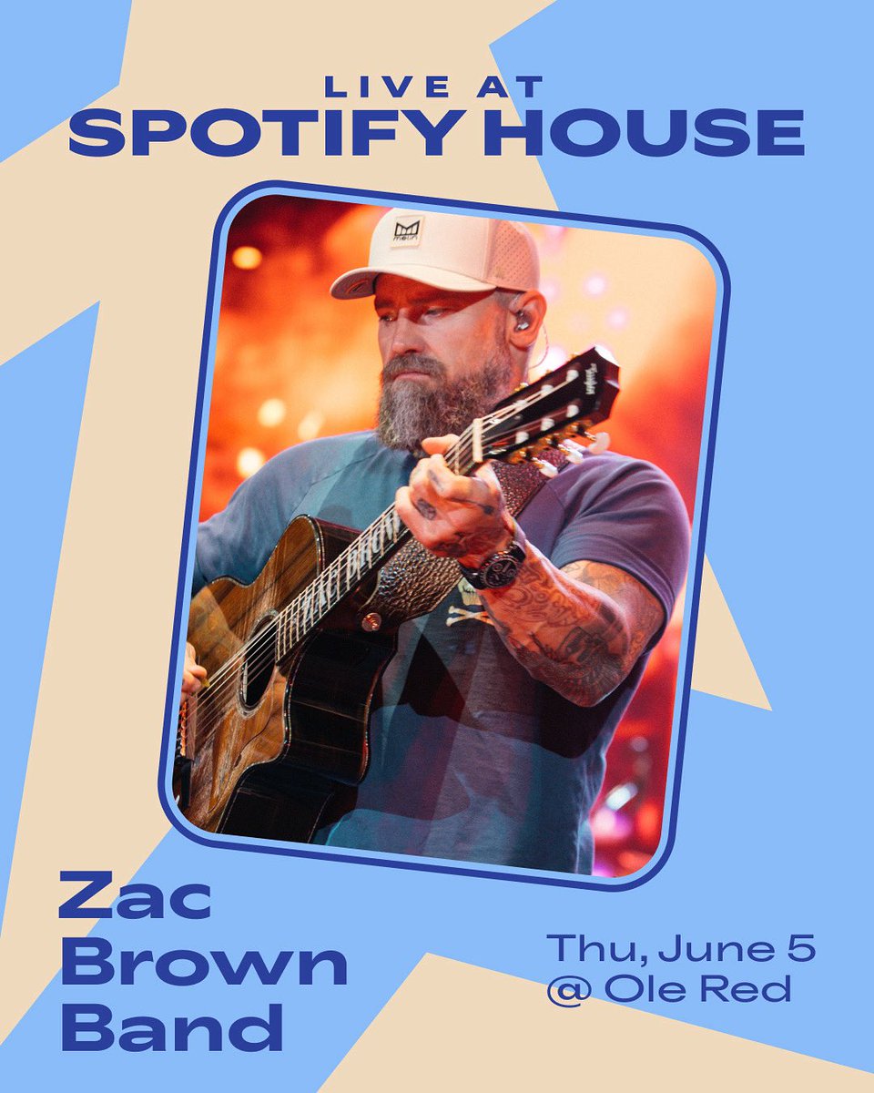 We’re playing at #SpotifyHouse at CMA Fest this year!

See you there 🤙🏼

@spotify