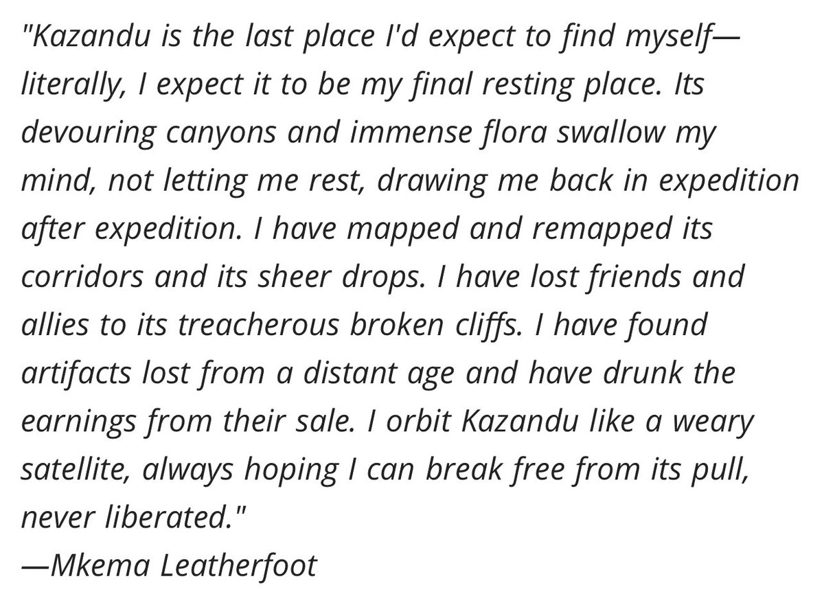 bonphilbin's tweet photo. @GavinVerhey Mkema Leatherfoot, a character with a single line from a Zendikar article (as far as I can see) who I think it would be interesting to develop on as there’s so little information about them. Did they continue to orbit Zendikar? https://t.co/ZzQIp0M56d