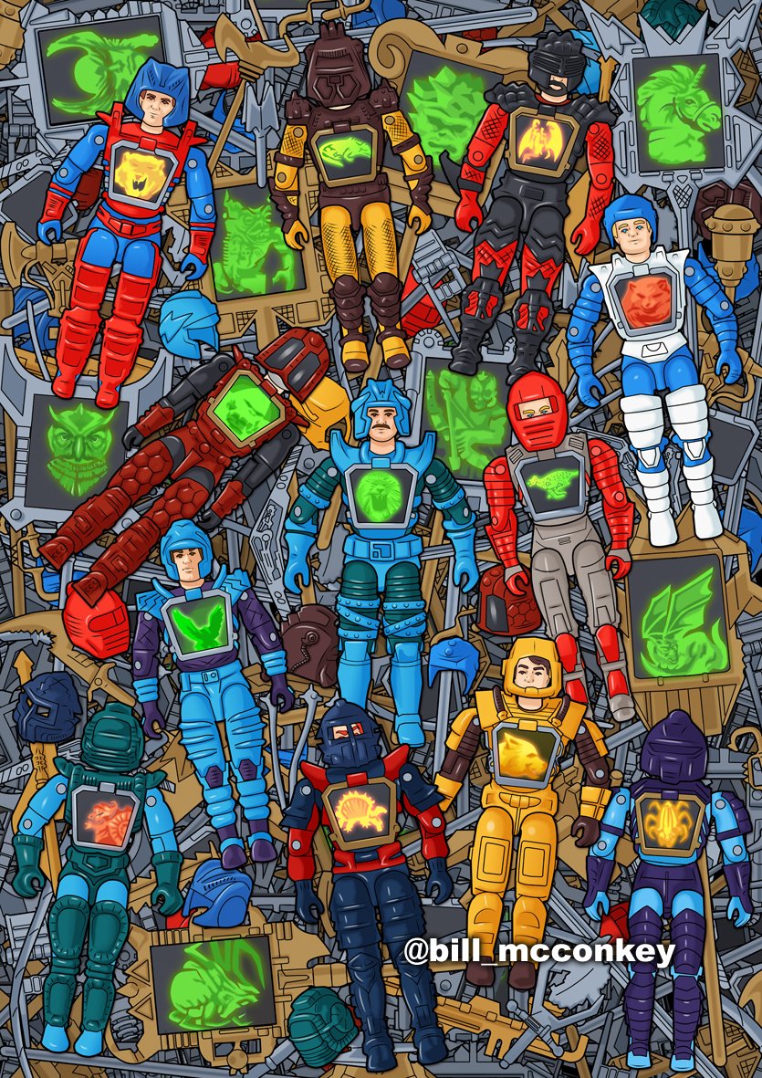 Another week, another Toybox print this time it's Super Naturals!
In the world of 80's holographic toys, who did it better: Super Naturals or Visionaries?