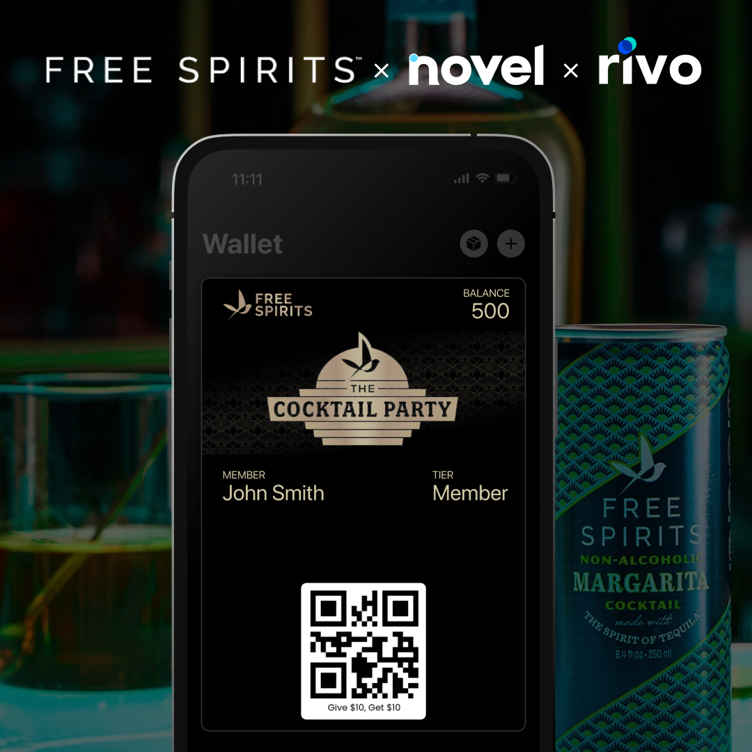 Novel (@novel_commerce) on Twitter photo We’re delighted to partner up with <a href="/FreeSpiritsNA/">Free Spirits</a> , a non-alchoholic cocktail brand. A brilliant play on words btw.
They saw the opportunity to create a loyalty hub through the combination of wallet pass features and the seamless integration with their loyalty partner, We’re delighted to partner up with <a href="/FreeSpiritsNA/">Free Spirits</a> , a non-alchoholic cocktail brand. A brilliant play on words btw.
They saw the opportunity to create a loyalty hub through the combination of wallet pass features and the seamless integration with their loyalty partner,