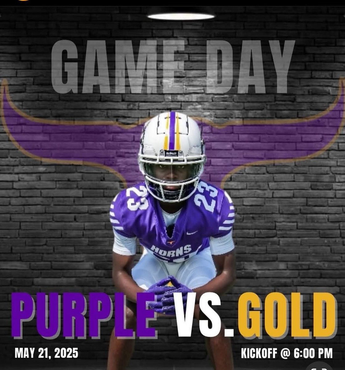 CoachMcClain73's tweet photo. 🚨LONGHORN NATION, ITS GAMEDAY‼️TEAM PURPLE, Let’s get to the bag‼️🗣️LOCK THE BACK DOOR‼️🔒🔙🚪😈🔥

📍 Lennard High School
⏰ 6pm
☀️87°
🎟️: FREE! ( We will accept donations for the program.)

@LennardFootball #TheL #ALLIN🐂🏈🤘🏽 https://t.co/C8716TAjEi