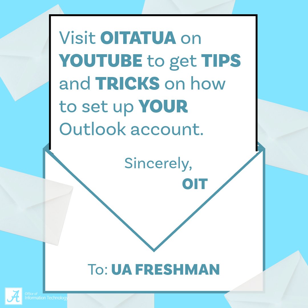 Visit OITATUA on YouTube to learn how to organize and optimize your Outlook