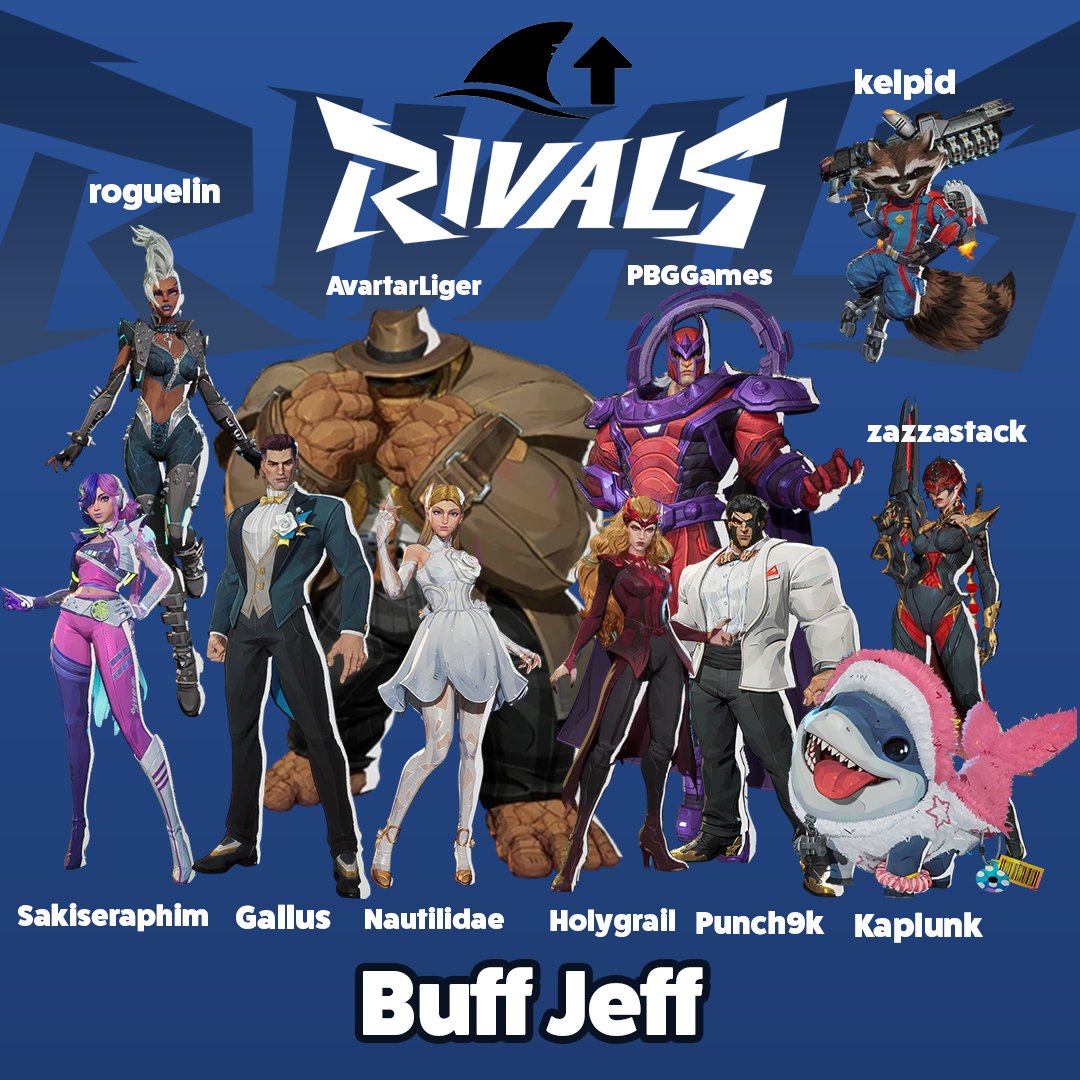 Buff Jeff (@buffjeffmr) on Twitter photo Not needing any formal introductions I present to you the Buff Jeff faction in their entirety.
๐ก๏ธ<a href="/PBGGames_ow/">PBGGames</a>
๐ก๏ธ<a href="/AvatarLiger/">โฌ๏ธ Liger</a>
๐ก๏ธ<a href="/punchy9k/">Punch9K</a>
๐ซHolygrail
๐ซ<a href="/zazzastack/">zazzastack ๐ PAX AUS</a>
๐ซ<a href="/Gallus_OW/">Gallus</a>
๐<a href="/roguelin/">๐ฝ๐๐๐๐ ๐ก๐</a>
๐<a href="/SakiSeraphim/">๐ฎ๐ถ๐๐พ ๐ฎ๐๐๐ถ๐
๐ฝ๐พ๐</a>
๐Nautilidae
๐<a href="/TTVkelpid/">kelpid</a>
๐<a href="/Kaplunkk_/">Kaplunk ๐ฆ</a> Not needing any formal introductions I present to you the Buff Jeff faction in their entirety.
๐ก๏ธ<a href="/PBGGames_ow/">PBGGames</a>
๐ก๏ธ<a href="/AvatarLiger/">โฌ๏ธ Liger</a>
๐ก๏ธ<a href="/punchy9k/">Punch9K</a>
๐ซHolygrail
๐ซ<a href="/zazzastack/">zazzastack ๐ PAX AUS</a>
๐ซ<a href="/Gallus_OW/">Gallus</a>
๐<a href="/roguelin/">๐ฝ๐๐๐๐ ๐ก๐</a>
๐<a href="/SakiSeraphim/">๐ฎ๐ถ๐๐พ ๐ฎ๐๐๐ถ๐
๐ฝ๐พ๐</a>
๐Nautilidae
๐<a href="/TTVkelpid/">kelpid</a>
๐<a href="/Kaplunkk_/">Kaplunk ๐ฆ</a>