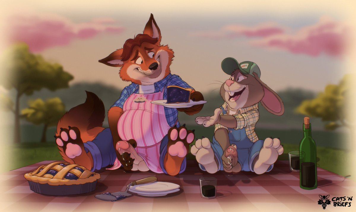 catsnbriefs's tweet photo. Being in a baking partnership has it's benefits~🦊🐰 https://t.co/70LFm19lsk