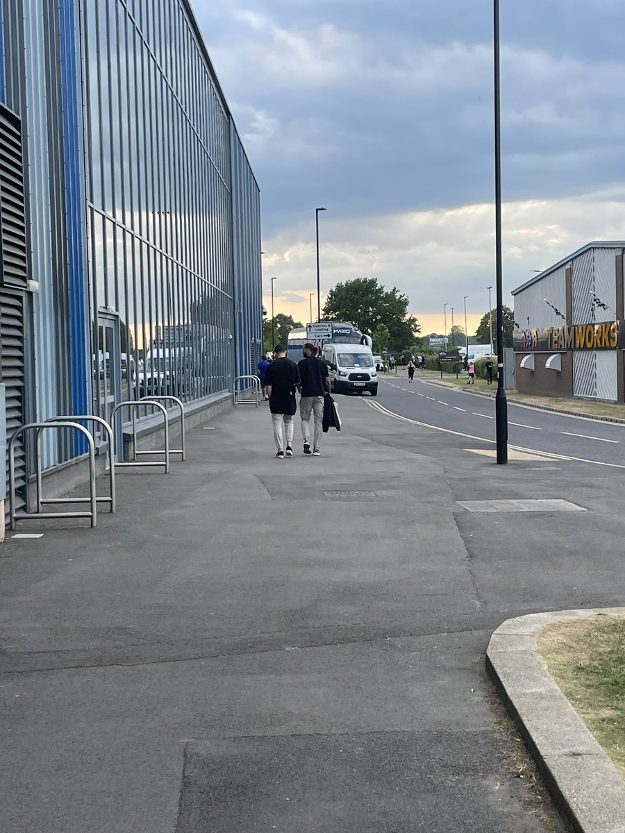 CalRodgers's tweet photo. @mikeastley17 Seen him walking in before the game with the centre half from Chesterfield, Ashley Palmer https://t.co/S3ehdyzMJ3