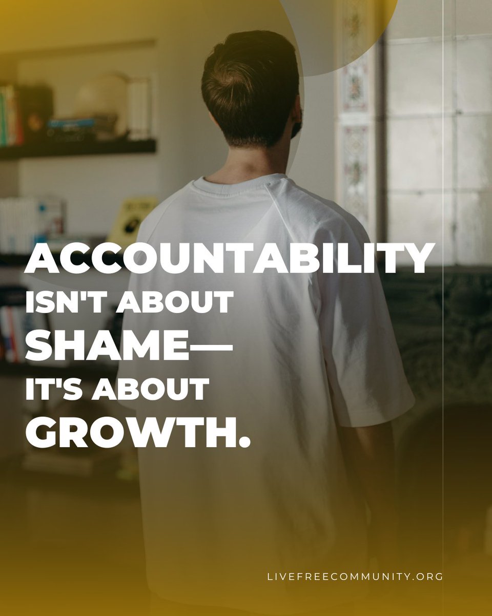 LiveFreeCommApp's tweet image. Accountability isn't about shame—it's about growth and support. In our small groups, men find the courage to be honest and the strength to keep moving forward, even after setbacks.
Are you ready to jump in? livefreecommunity.org

#LiveFreeCommunity #Accountability