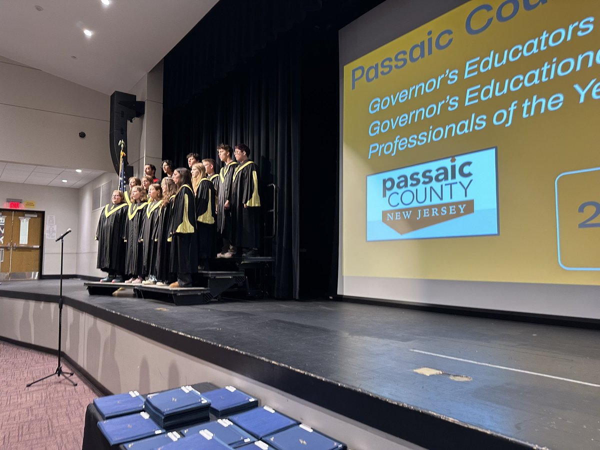 rspirito11's tweet photo. Congratulations to our Governor’s Educators and Educational Services Professionals of the Year!  Special thanks to West Milford for hosting this morning’s event. https://t.co/CdHZYisNo2